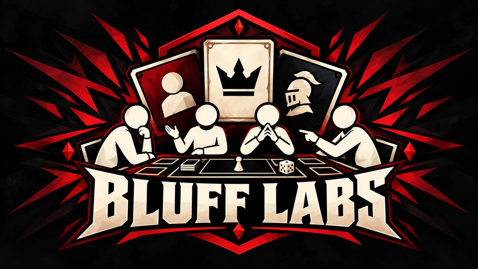 Bluff Labs — a table of bluffs with friends