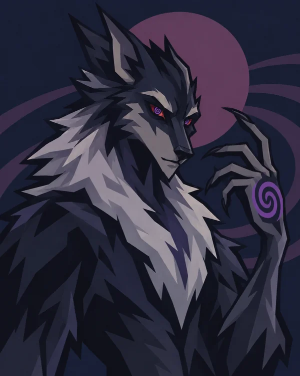 Hypnotist Wolf role artwork