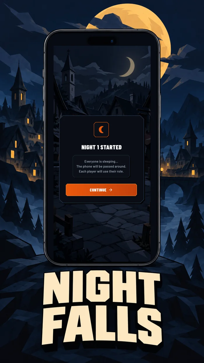 Night begins